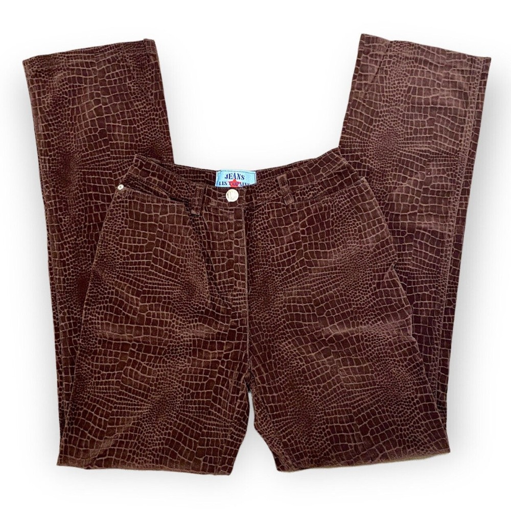 Jeans Les Copains Snake Print Pants Made In Italy